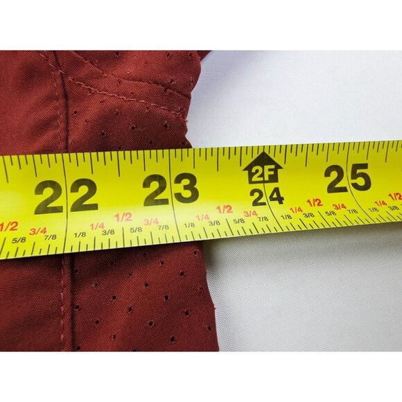 5.11 Tactical Size Large Rust Color Mens Short Sleeve Sleeve Pockets Logo Shirt - Picture 3 of 11